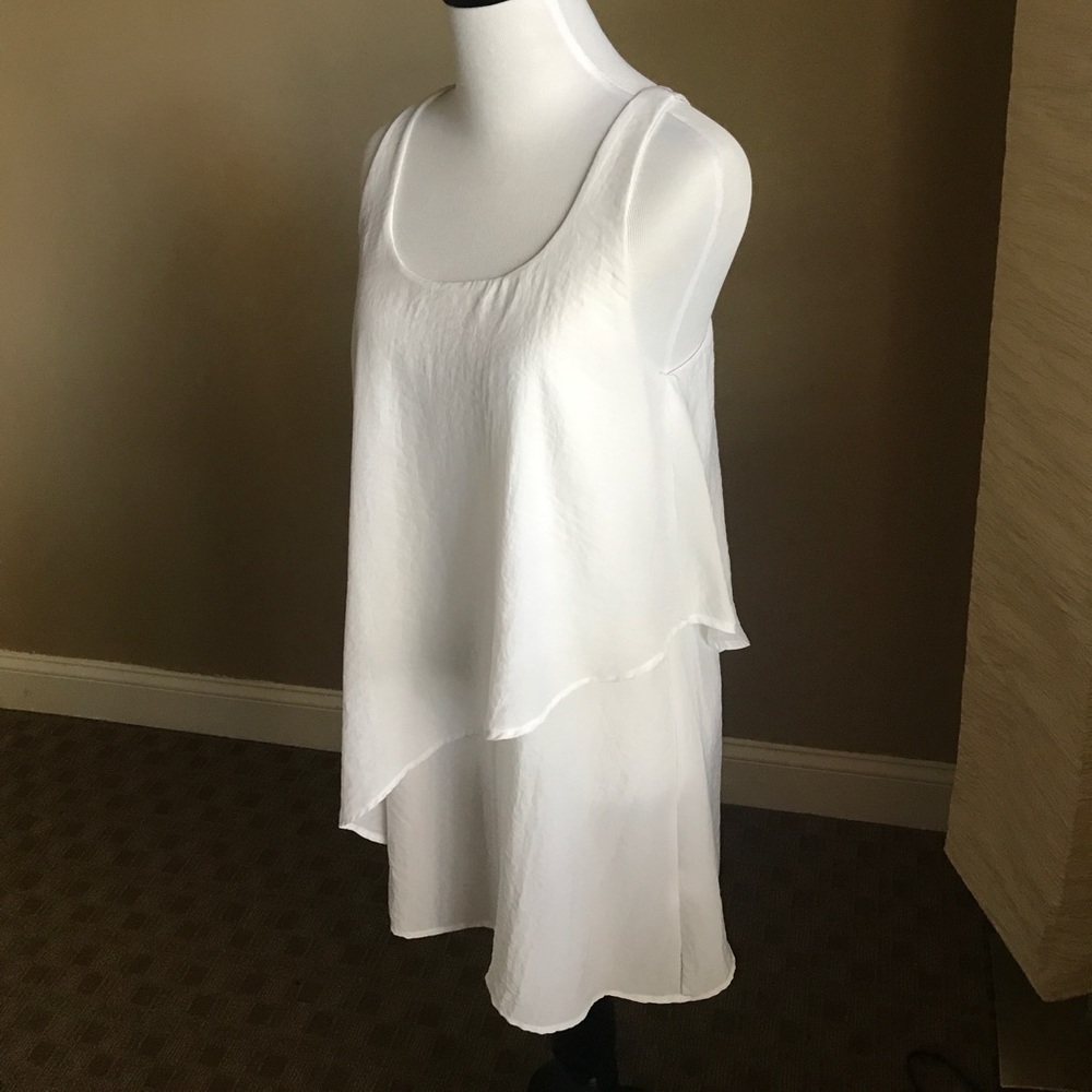 White Racerback Dress - Picture 6 of 6